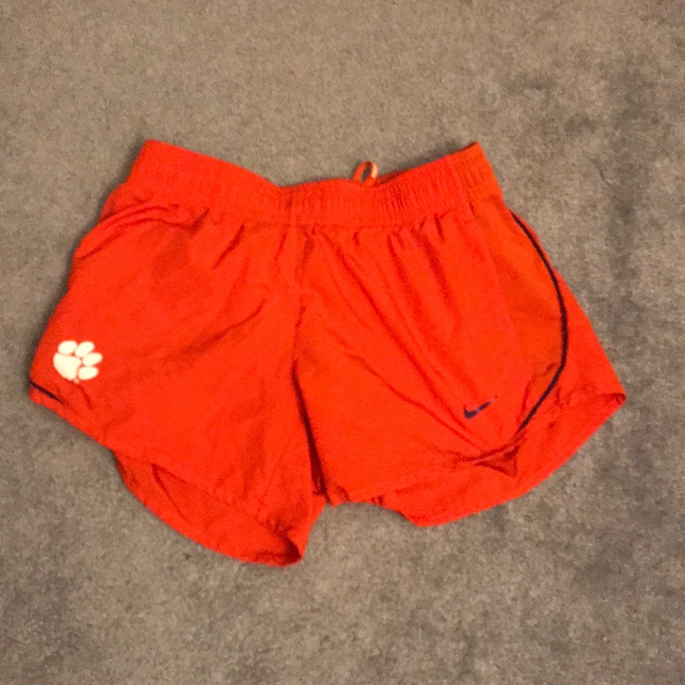 Nike Running Shorts Clemson Orange Size S